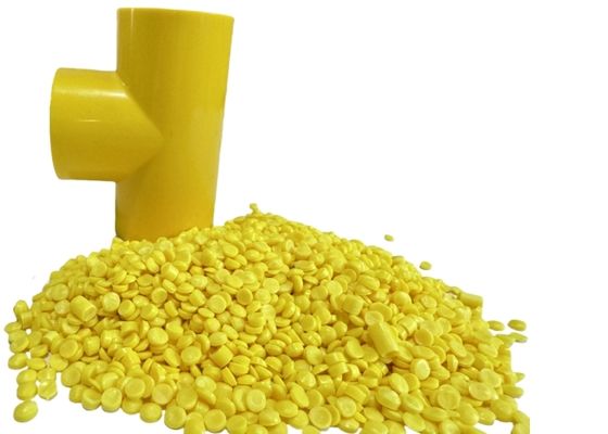 Moulage par injection de service OEM Granulés de PVC rigide durable Composé UPVC pour raccords de tuyauterie Matières premières rigides d'injection à haute résistance et antidéflagrantes Granulés de composé PVC pour boîtes de jonction électriques